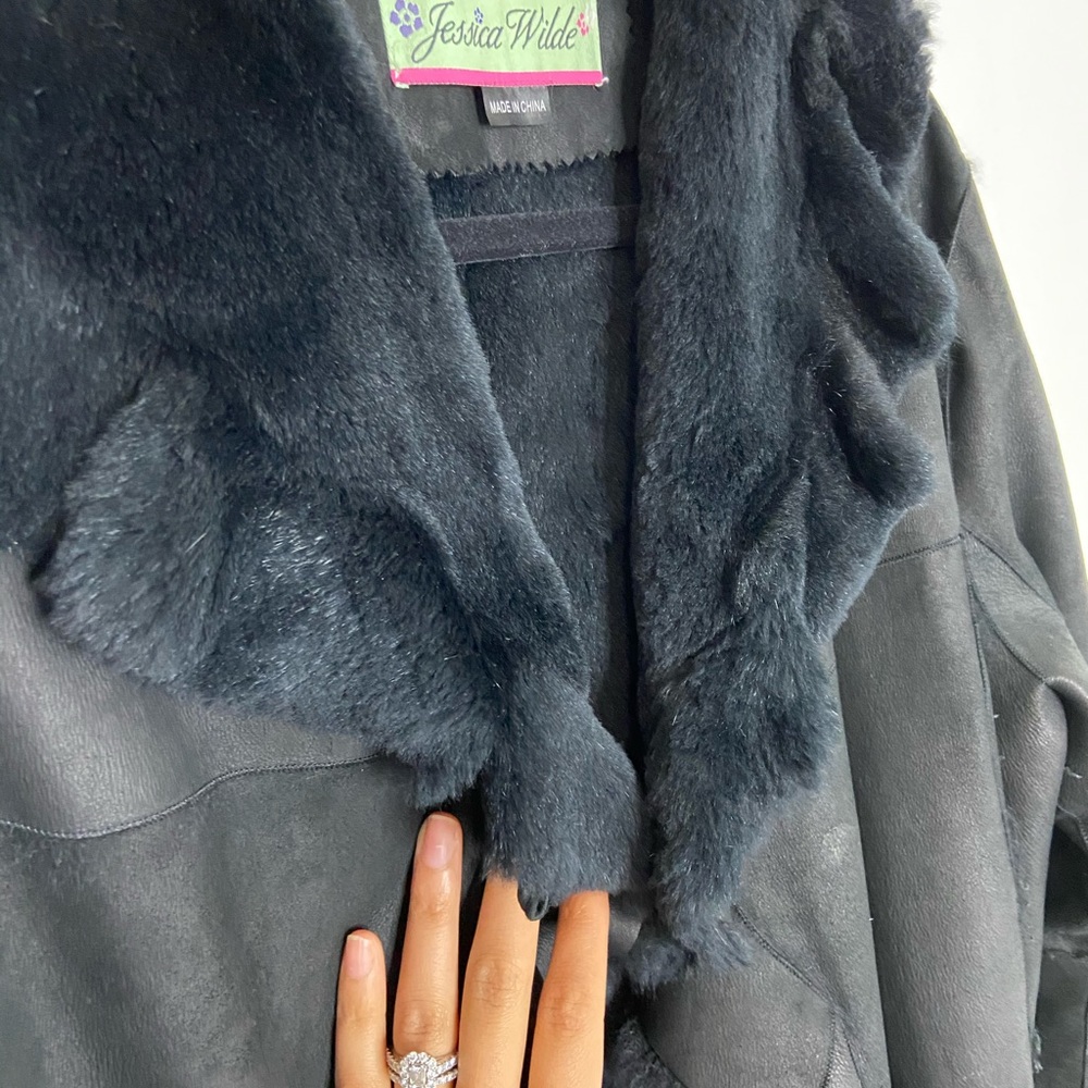 JESSICA WILDE Rabbitskin Coat - Picture 2 of 7
